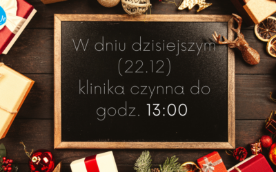 Godziny pracy w dn. 22 grudnia [INFORMACJA]