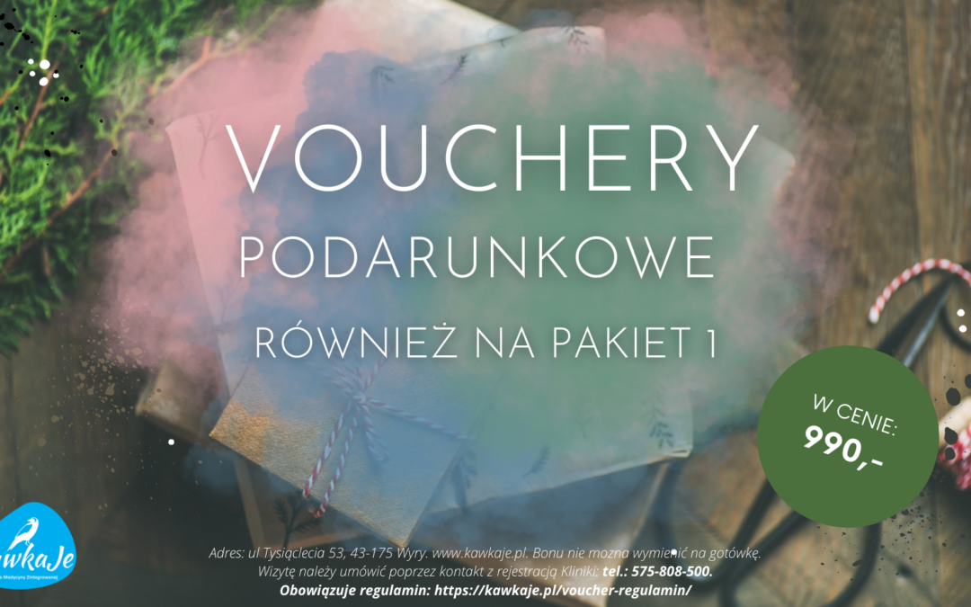 Vouchery podarunkowe w cenie 990 PLN [INFORMACJA]