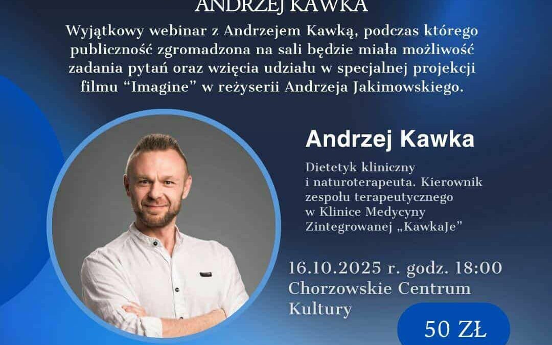 „Z KULTURĄ PO ZDROWIE – ŻYWIENIOWE KŁAMSTWA” Chorzowskie Centrum Kultury – 16.10.2025 r. godz. 18:00