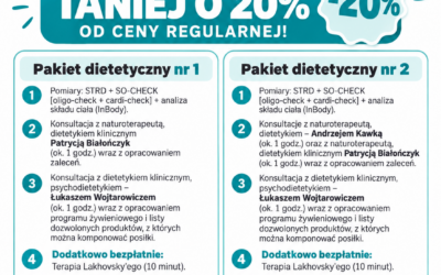 PROMOCJA -20% NA PAKIETY DIETETYCZNE W DNIACH OD 12 DO 16 PAŹDZIERNIKA